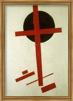 Framed Red Cross on Black Circle, 1920-27