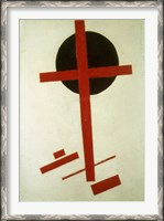 Framed Red Cross on Black Circle, 1920-27