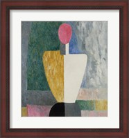Framed Bust (Figure with a Pink Face), c. 1923