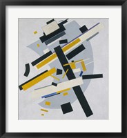 Framed Suprematism (Supremus, no 58 Black and Yellow), 1916