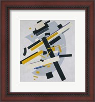 Framed Suprematism (Supremus, no 58 Black and Yellow), 1916