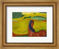 Framed Horse in a Landscape, 1910