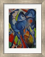 Framed Blue Fillies, 1913