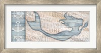 Framed Ocean Life Mermaid