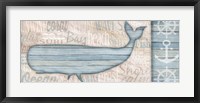 Framed Ocean Life Whale