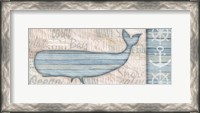 Framed Ocean Life Whale