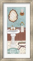 Framed Fancy Bath Panel I