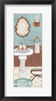 Fancy Bath Panel I Framed Print