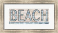 Framed Driftwood Beach Sign I