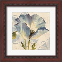 Framed Watercolor Poppies IV