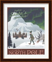 Framed North Pole Christmas