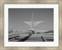 Framed Milwaukee Art Museum, Quadracci Pavilion, 700 North Art Museum Drive, Milwaukee, Milwaukee County, WI