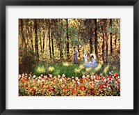 Framed Family in Garden, Argenteuil