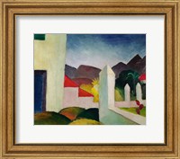 Framed Tunisian Landscape