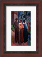 Framed Promenade Of Three People I,  1914