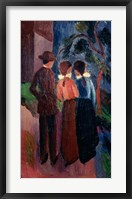 Framed Promenade Of Three People I,  1914