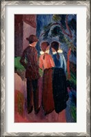 Framed Promenade Of Three People I,  1914