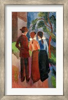 Framed Promenade Of Three People II, 1914