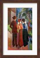 Framed Promenade Of Three People II, 1914