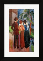 Framed Promenade Of Three People II, 1914