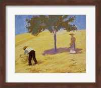 Framed Baum Im Kornfeld - Tree In A Rye-Field, 1907