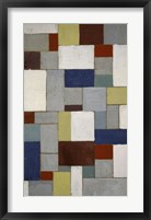 Framed L'Aubette: Composition Study For A Ceiling,  1926-27