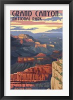Framed Grand Canyon Mather Point