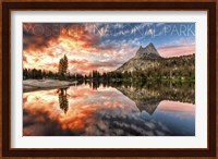 Framed Yosemite Cloud Landscape