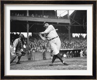 Framed Babe Ruth Seattle Dugdale Park, 1924