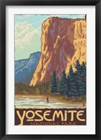 Framed Yosemite National Park Scene I