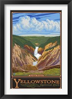 Framed Artis Point Yellowstone Park