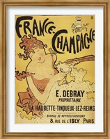 Framed France Champagne
