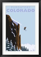 Framed Purgatory Colorado Ski Jump