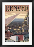 Framed Denver Colorado Ad