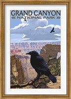 Framed Grand Canyon National Park (crow)