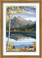 Framed Long's Peak Rocky Mountain