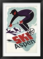 Framed Ski Aspen Ad