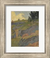 Framed Breton Eve, Or Melancholy, 1891