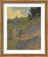 Framed Breton Eve, Or Melancholy, 1891