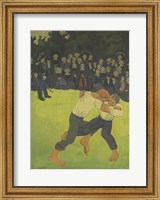 Framed Breton Wrestler,  1891-1892