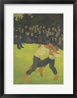 Framed Breton Wrestler,  1891-1892