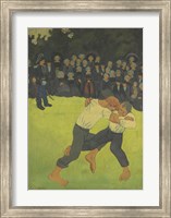 Framed Breton Wrestler,  1891-1892