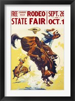 Framed Rodeo State Fair Roan