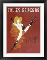 Framed Folies Bergere Risque