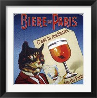 Framed Biere de Paris