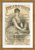 Framed Pears Soap Washbowl