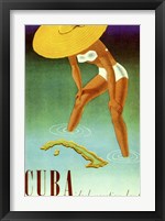 Framed Cuba Ideal Vacation