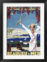 Framed Beaulieu Mer