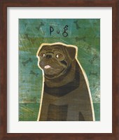 Framed Pug (black)