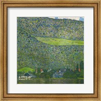 Framed Litzlberg on Lake Attersee, Austria. 1915